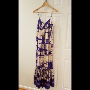 Anthropologie Silk Maxi